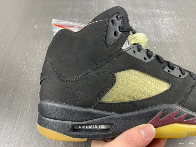 Cheap Black x A Air 5 Maniere Ma Jordan FD1330-001 0707